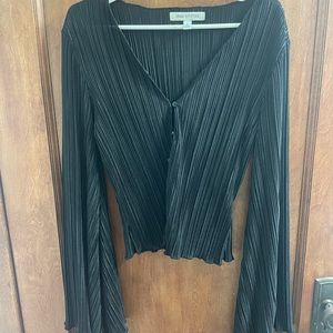 Black flowy urban outfitters button up top